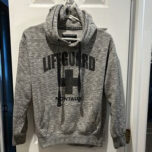 Gray Lifeguard Montauk hoodie - size S